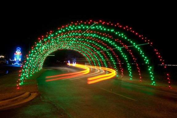 celebrate the season christmas display at santee cooper