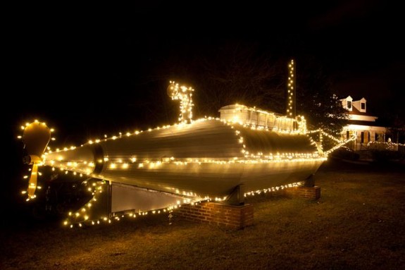 celebrate the season christmas display at santee cooper
