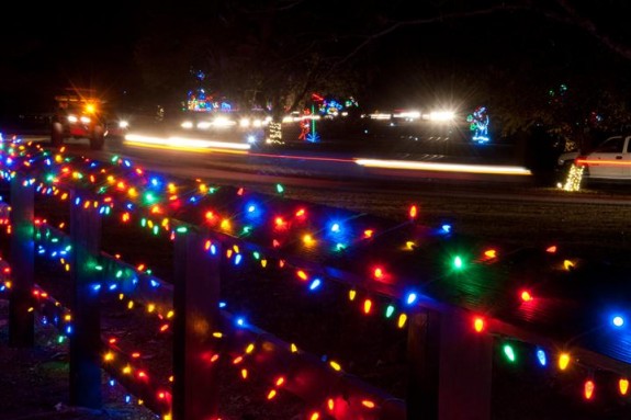 celebrate the season christmas display at santee cooper